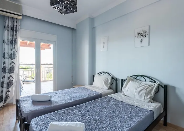 Apartmá (90 m²), pokoje: 2, vlastní koupelny: 1, destinace: Vadaris-Dikastiria District
